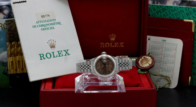 Rolex Oyster Perpetual Lady Datejust 69174 - 1998 - Rolex horloge - Rolex kopen - Rolex dames horloge - Trophies Watches