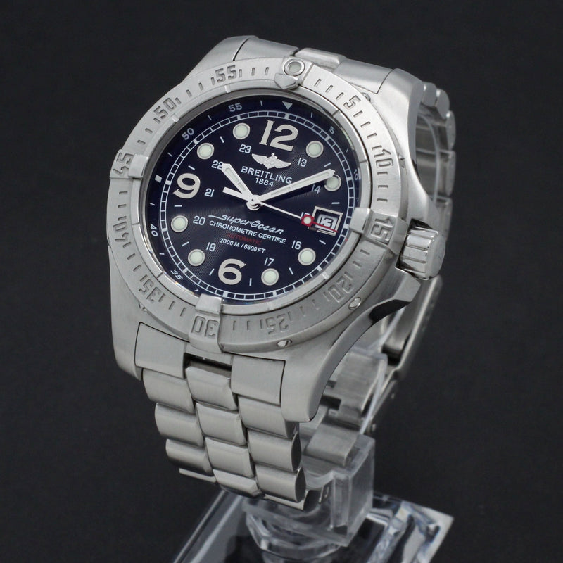 Breitling Superocean SteelFish A17390 - 2001 - Breitling horloge - Breitling kopen - Breitling heren horloge - Trophies Watches