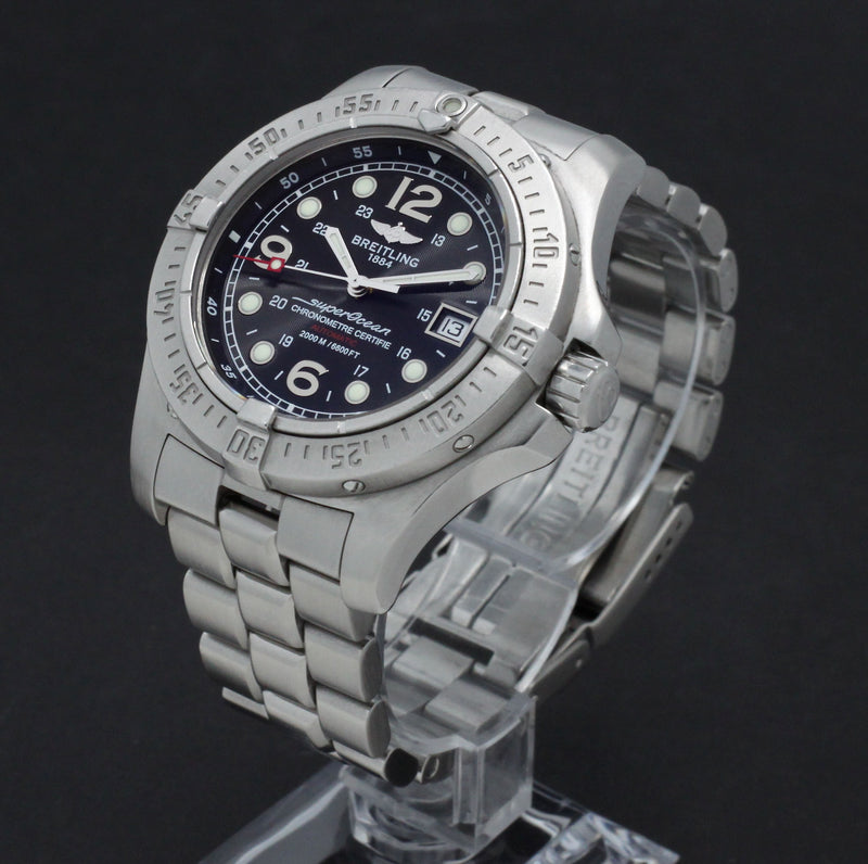 Breitling Superocean SteelFish A17390 - 2001 - Breitling horloge - Breitling kopen - Breitling heren horloge - Trophies Watches