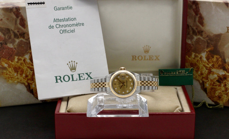 Rolex Lady-Datejust 79173G - 2004 - Rolex horloge - Rolex kopen - Rolex dames horloge - Trophies Watches