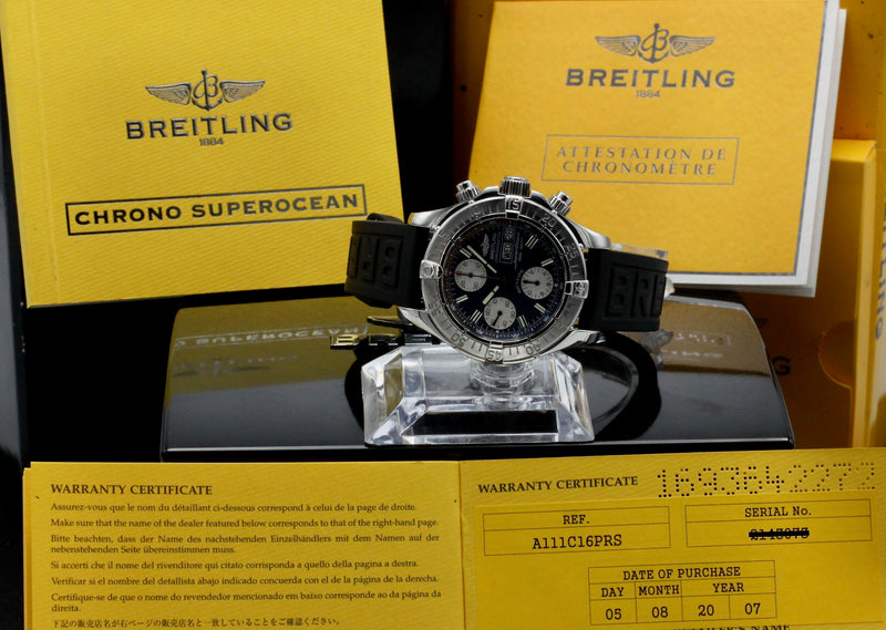 Breitling Superocean Chronograph II A13340 - 2007 - Breitling horloge - Breitling kopen - Breitling heren horloge - Trophies Watches