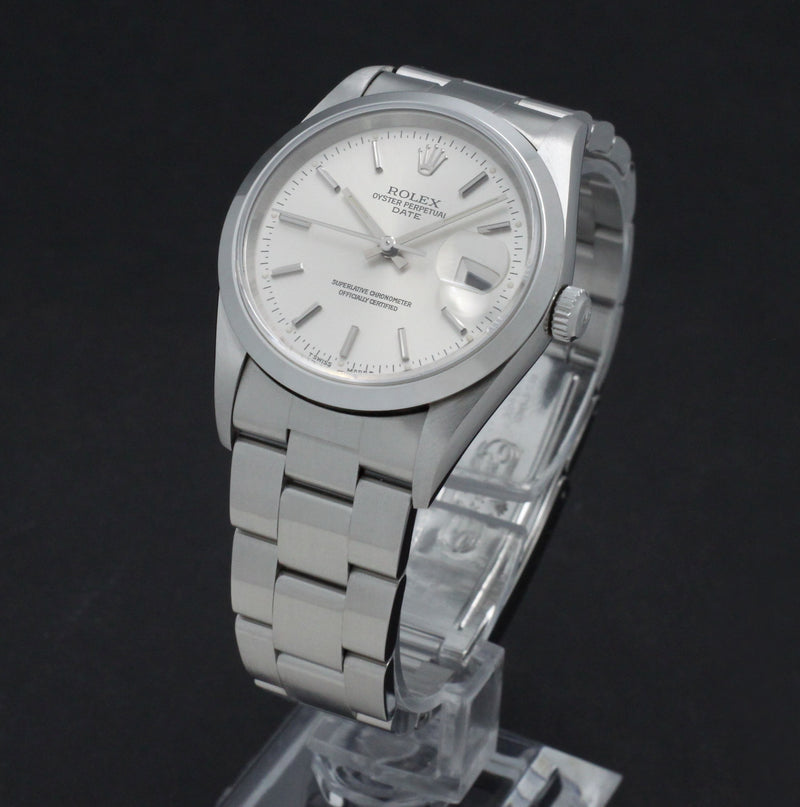 Rolex Oyster Perpetual Date 15200, Box & Papers, 1999