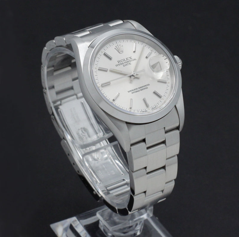 Rolex Oyster Perpetual Date 15200, Box & Papers, 1999