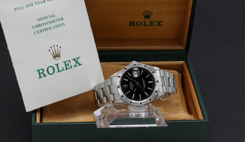 Rolex Oyster Perpetual Date 1520 - 1996 - Rolex horloge - Rolex kopen - Rolex heren horloge - Trophies Watches