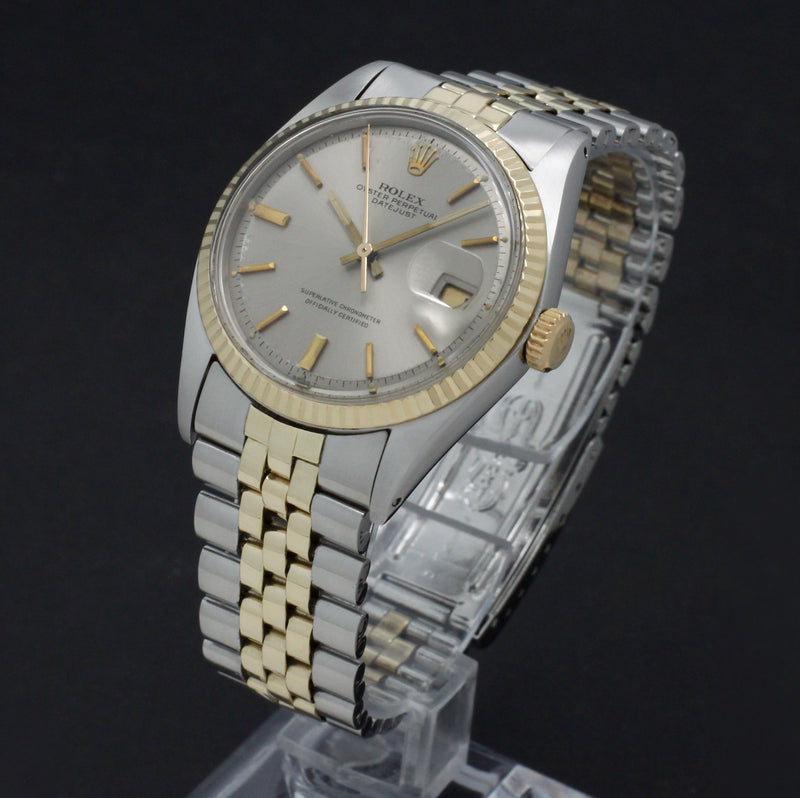 Rolex Datejust 1601 - 1969 - goud/staal - two/tone - Rolex horloge - Rolex kopen - Rolex heren horloge - Trophies Watches