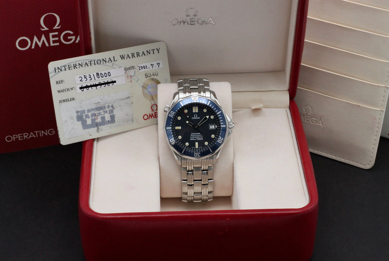 Omega Seamaster Diver 300 M 2531.80.00- 2001 - Omega horloge - Omega kopen - Omega heren horloge - Trophies Watches