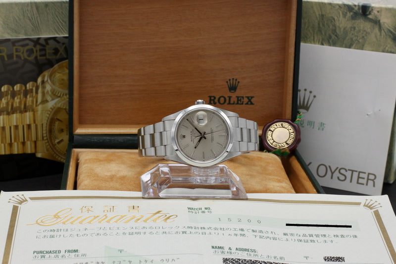 Rolex Oyster Perpetual Date 15200 - 1992 - Rolex horloge - Rolex kopen - Rolex heren horloge - Trophies Watches