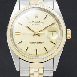 Rolex Datejust 1601 - 1972 - goud/staal - two/tone - Rolex horloge - Rolex kopen - Rolex heren horloge - Trophies Watches