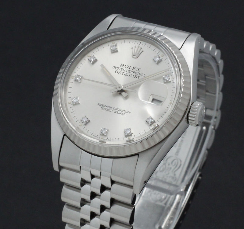 Rolex Datejust 16014G - 1985 - Rolex horloge - Rolex kopen - Rolex heren horloge - Trophies Watches