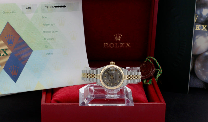 Rolex Lady-Datejust 79173 - 2005 - Rolex horloge - Rolex kopen - Rolex dames horloge - Trophies Watches