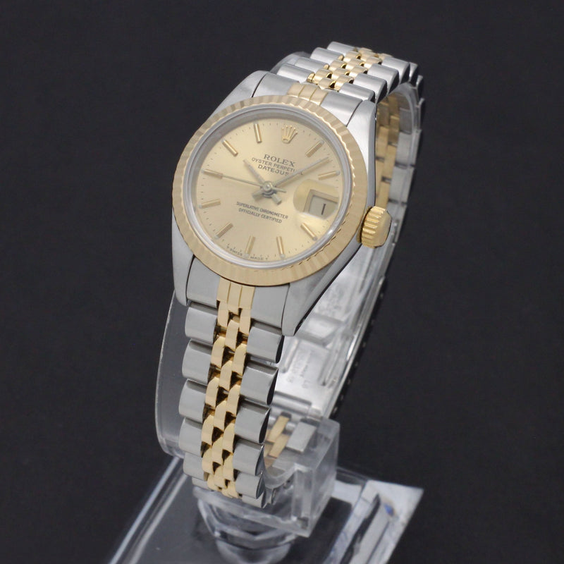 Rolex Lady-Datejust 69173 - 1988 - Rolex horloge - Rolex kopen - Rolex dames horloge - Trophies Watches