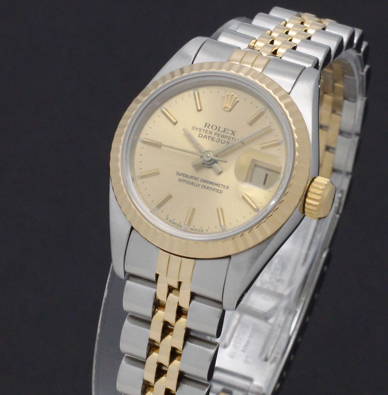 Rolex Lady-Datejust 69173 - 1988 - Rolex horloge - Rolex kopen - Rolex dames horloge - Trophies Watches