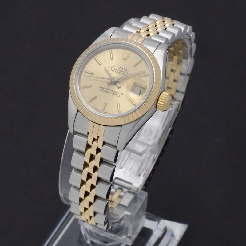 Rolex Lady-Datejust 69173 - 1988 - Rolex horloge - Rolex kopen - Rolex dames horloge - Trophies Watches