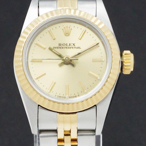 Rolex Oyster Perpetual 67193 - 1989 - Rolex horloge - Rolex kopen - Rolex dames horloge - Trophies Watches