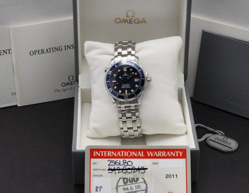 Omega Seamaster Diver 300 M 2561.80.00 - 1994 - Omega horloge - Omega kopen - Omega heren horloge - Trophies Watches