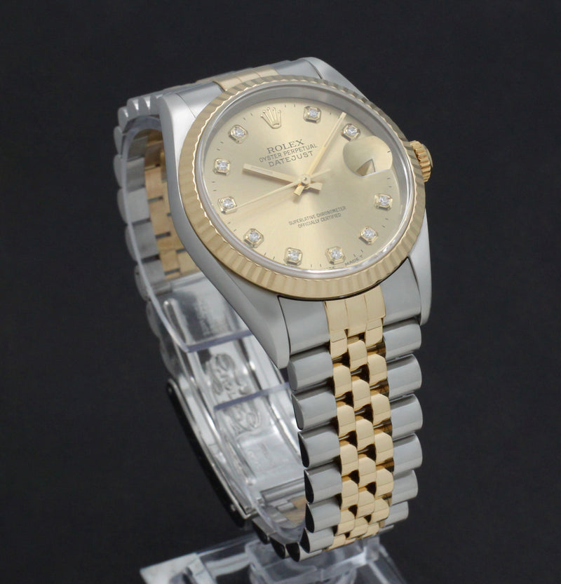 Rolex Datejust 16233G - 1995 - Rolex horloge - Rolex kopen - Rolex heren horloge - Trophies Watches