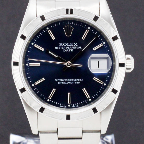 Rolex Oyster Perpetual Date 15210 - 1999 - Rolex horloge - Rolex kopen - Rolex heren horloge - Trophies Watches