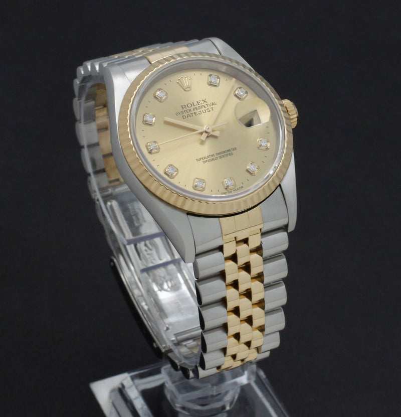 Rolex Datejust 16233G - 2000 - Rolex horloge - Rolex kopen - Rolex heren horloge - Trophies Watches