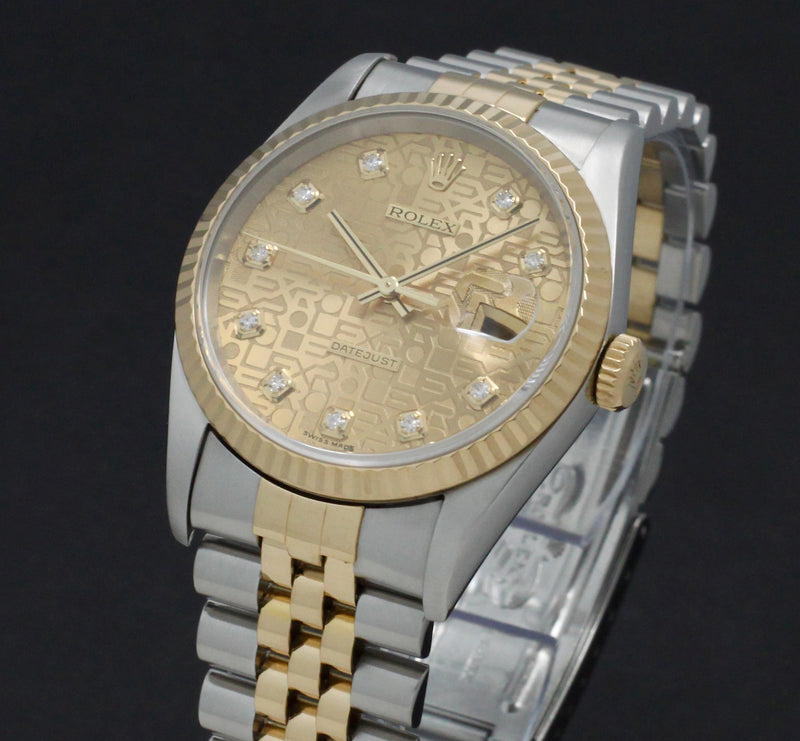 Rolex Datejust 16233G - 2003 - Rolex horloge - Rolex kopen - Rolex heren horloge - Trophies Watches