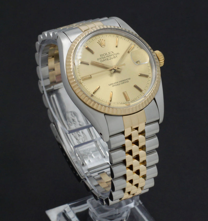 Rolex Datejust 16013 - 1985 - Rolex horloge - Rolex kopen - Rolex heren horloge - Trophies Watches