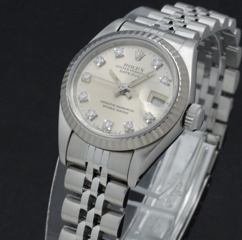 Rolex Oyster Perpetual Lady Datejust 69174G - 1994 - Rolex horloge - Rolex kopen - Rolex dames horloge - Trophies Watches