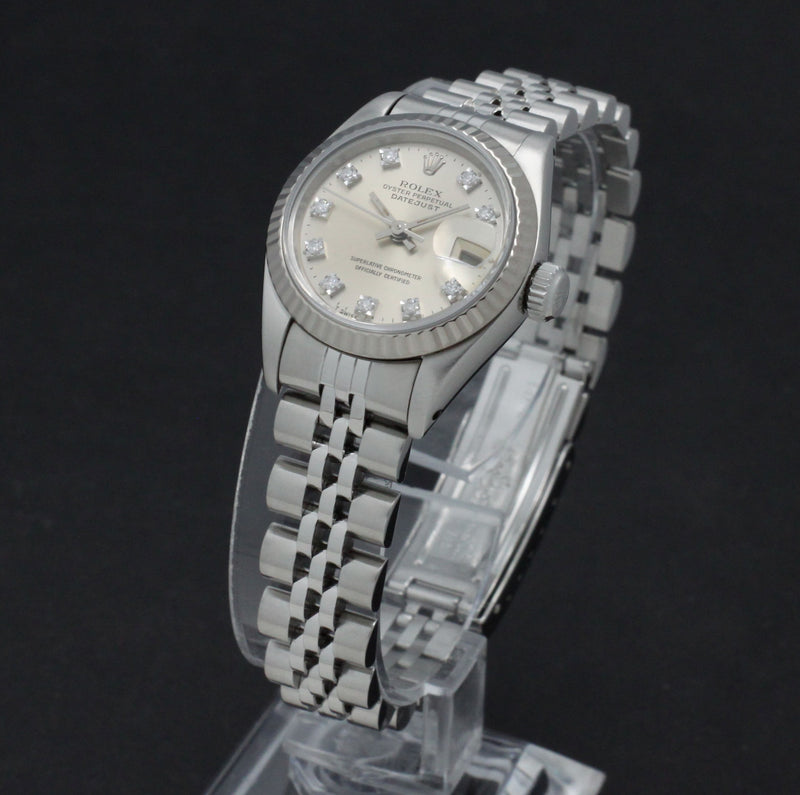 Rolex Oyster Perpetual Lady Datejust 69174G - 1994 - Rolex horloge - Rolex kopen - Rolex dames horloge - Trophies Watches