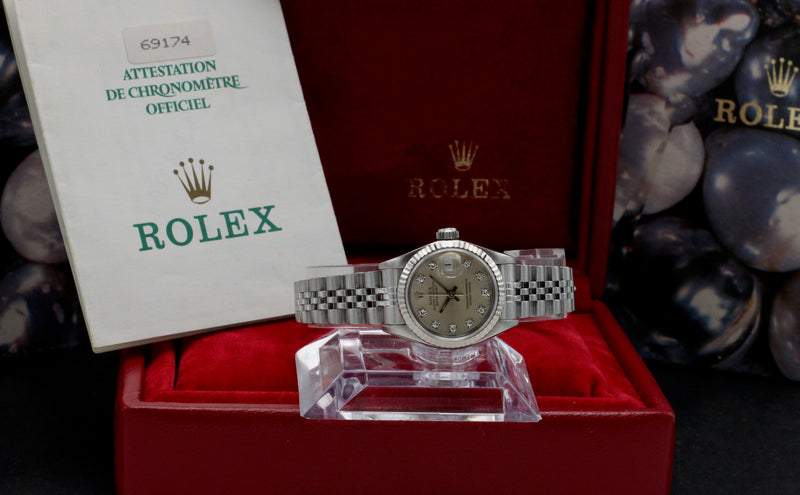 Rolex Oyster Perpetual Lady Datejust 69174G - 1994 - Rolex horloge - Rolex kopen - Rolex dames horloge - Trophies Watches