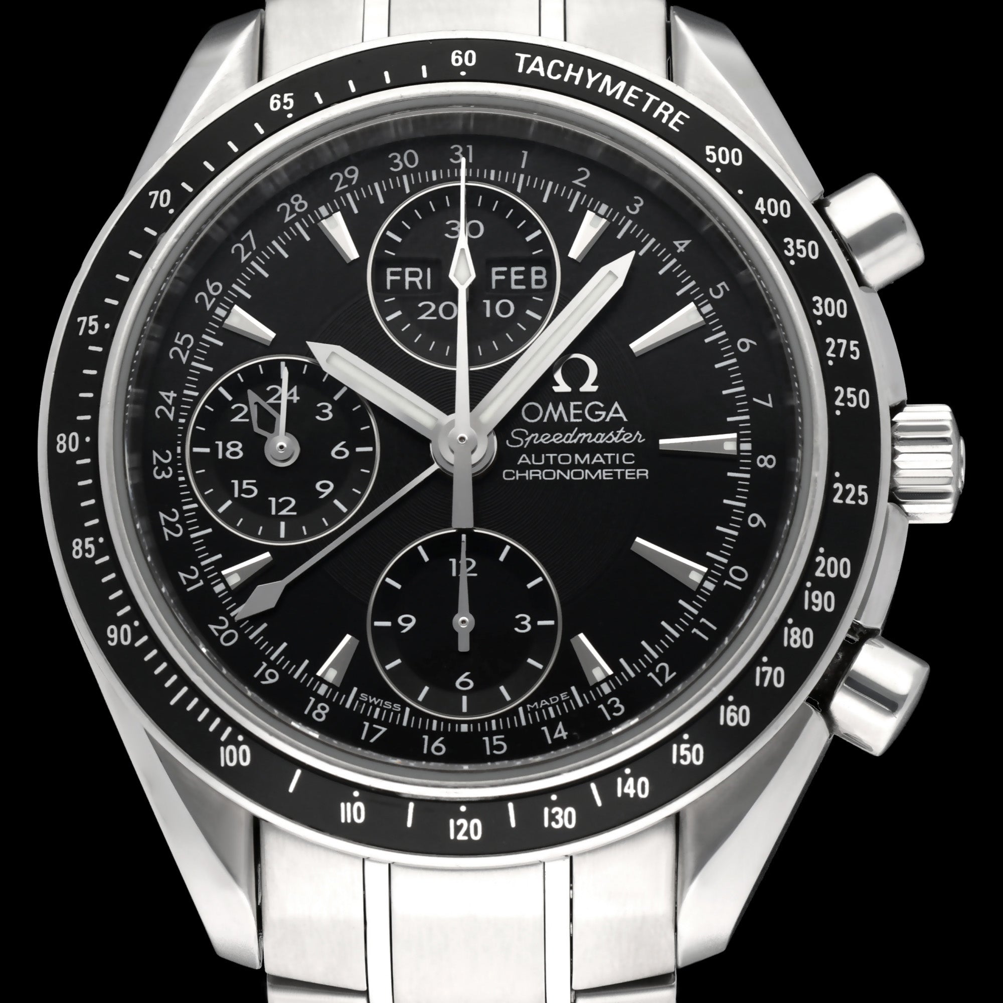 Omega Speedmaster Day Date 3220.50.00 - 2007 - Omega horloge - Omega kopen - Omega heren horloge - Trophies Watches