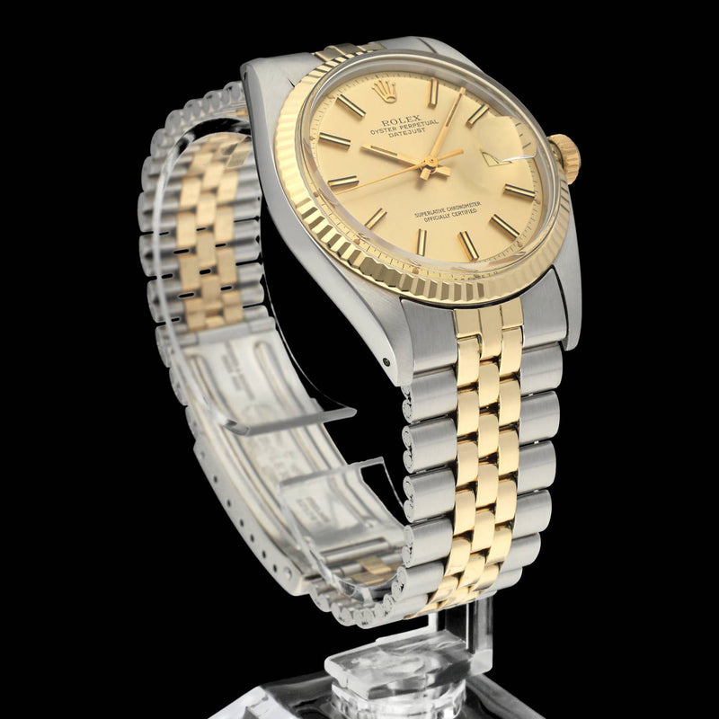 Rolex Datejust 1601 - 1973 - goud/staal - two/tone - Rolex horloge - Rolex kopen - Rolex heren horloge - Trophies Watches