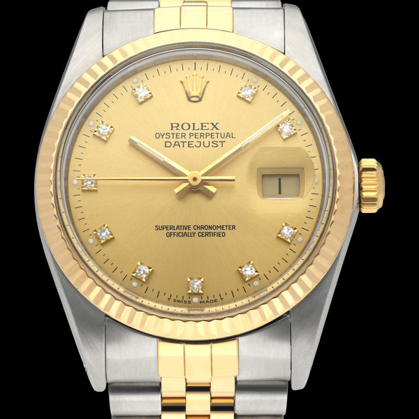 Rolex Datejust 16013G - 1988 - Rolex horloge - Rolex kopen - Rolex heren horloge - Trophies Watches