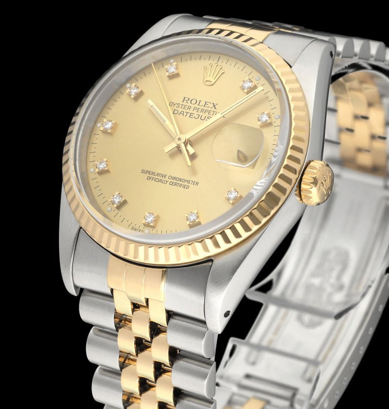 Rolex Datejust 16233G - 1991 - Rolex horloge - Rolex kopen - Rolex heren horloge - Trophies Watches