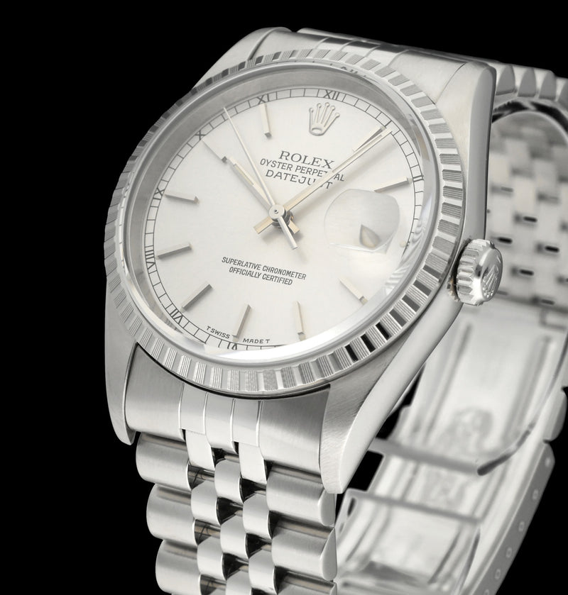 Rolex Datejust 16220 - 1999 - Rolex horloge - Rolex kopen - Rolex heren horloge - Trophies Watches