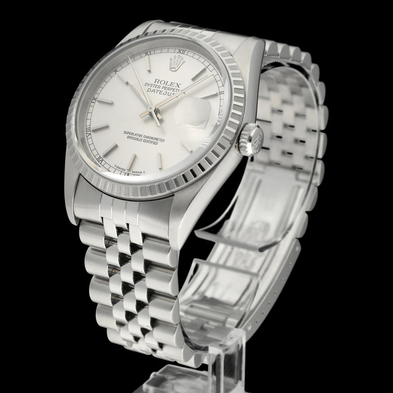 Rolex Datejust 16220 - 1999 - Rolex horloge - Rolex kopen - Rolex heren horloge - Trophies Watches