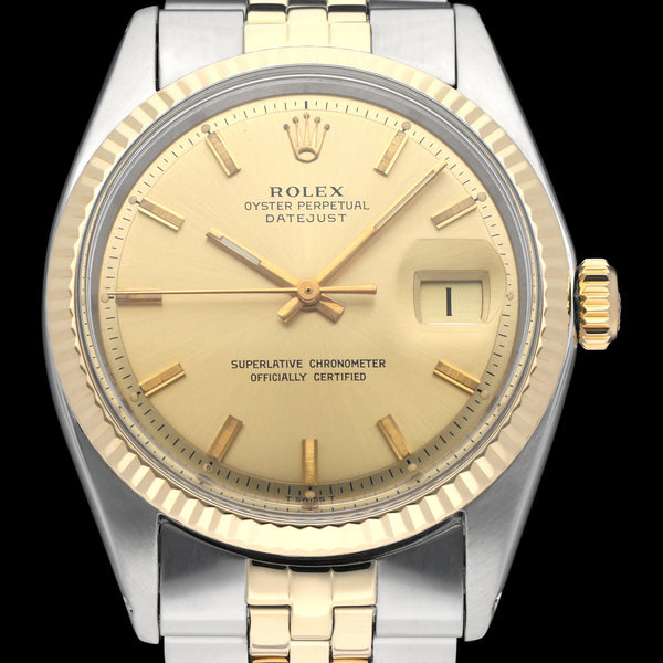 Rolex Datejust 1601 - 1972 - goud/staal - two/tone - Rolex horloge - Rolex kopen - Rolex heren horloge - Trophies Watches