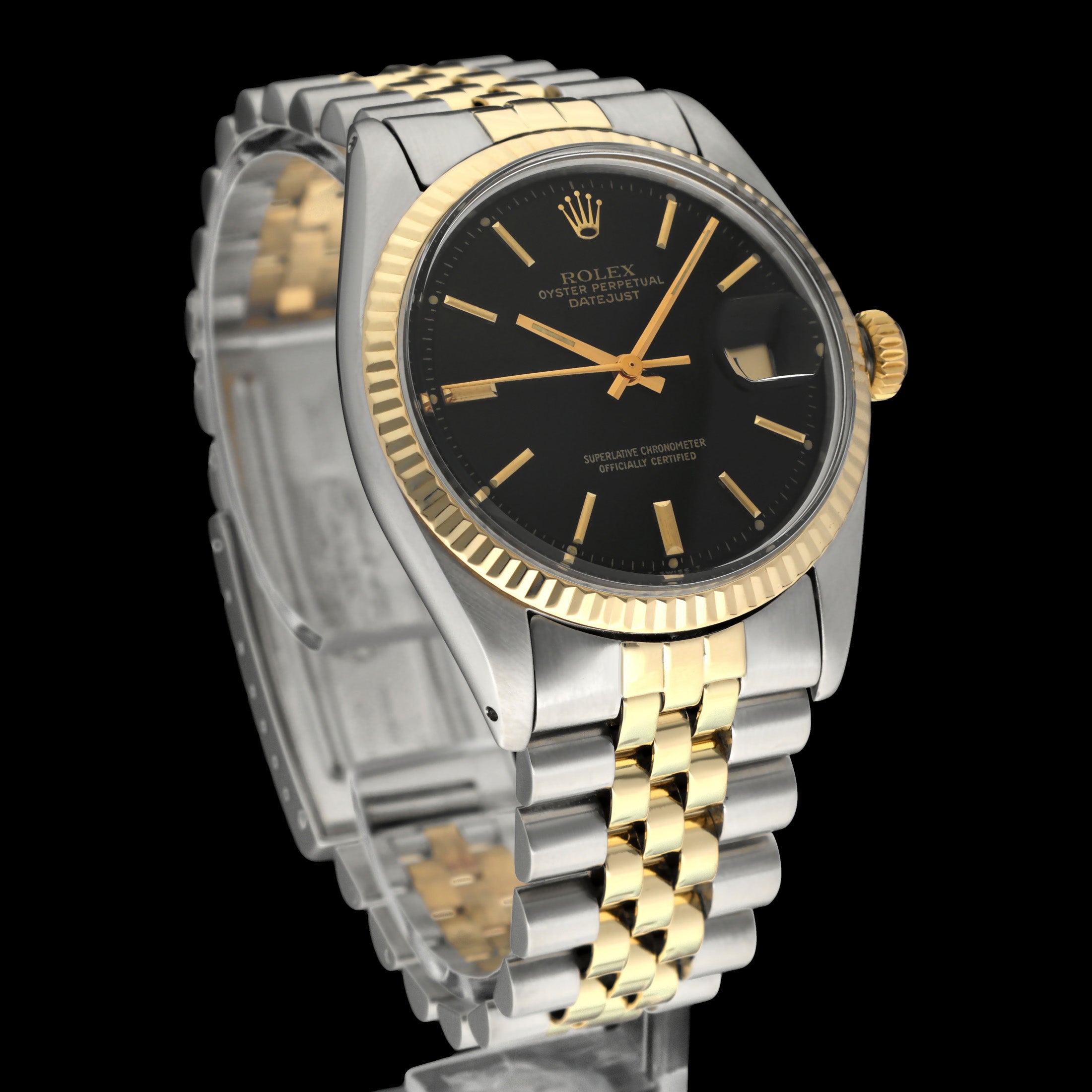 Rolex Datejust 1601 - 1975 - goud/staal - two/tone - Rolex horloge - Rolex kopen - Rolex heren horloge - Trophies Watches