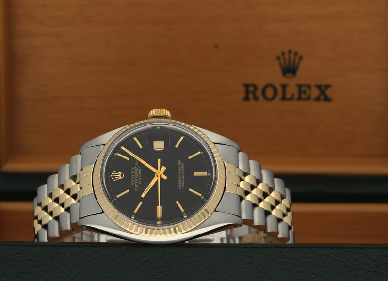 Rolex Datejust 1601 - 1975 - goud/staal - two/tone - Rolex horloge - Rolex kopen - Rolex heren horloge - Trophies Watches