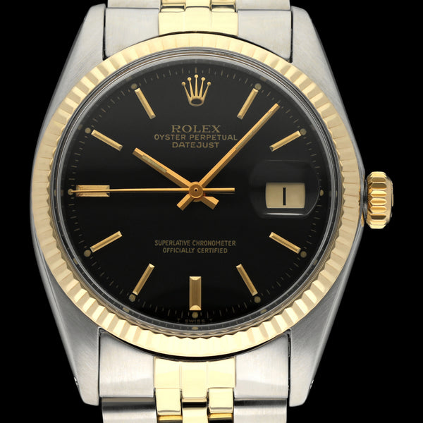 Rolex Datejust 1601 - 1975 - goud/staal - two/tone - Rolex horloge - Rolex kopen - Rolex heren horloge - Trophies Watches