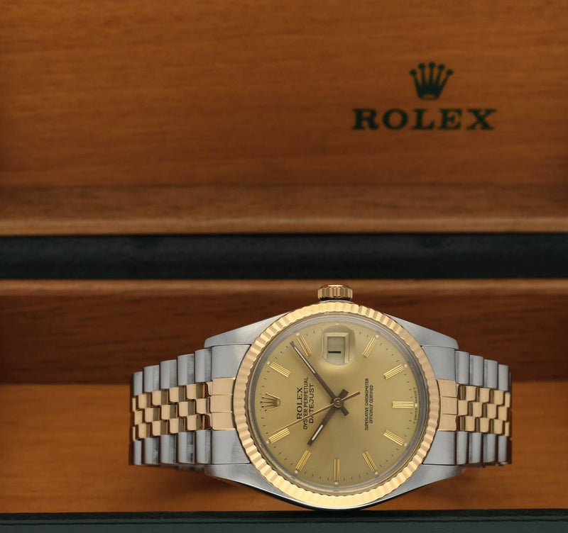 Rolex Datejust 16013 - 1988 - Rolex horloge - Rolex kopen - Rolex heren horloge - Trophies Watches