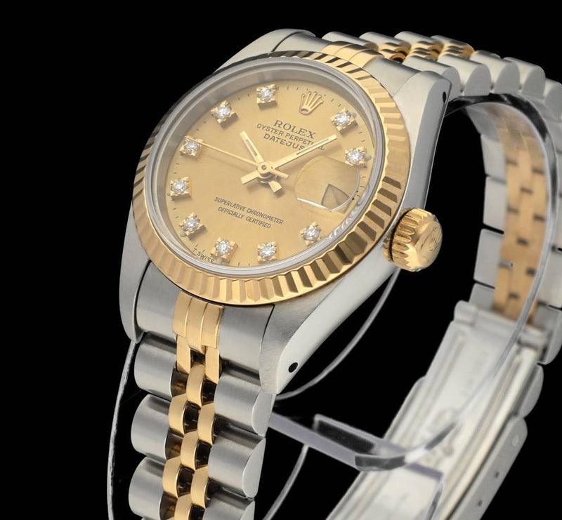 Rolex Lady-Datejust 69173G - 1993 - Rolex horloge - Rolex kopen - Rolex dames horloge - Trophies Watches