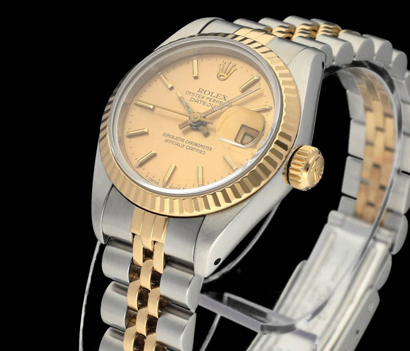 Rolex Lady-Datejust 69173 - 1991 - Rolex horloge - Rolex kopen - Rolex dames horloge - Trophies Watches