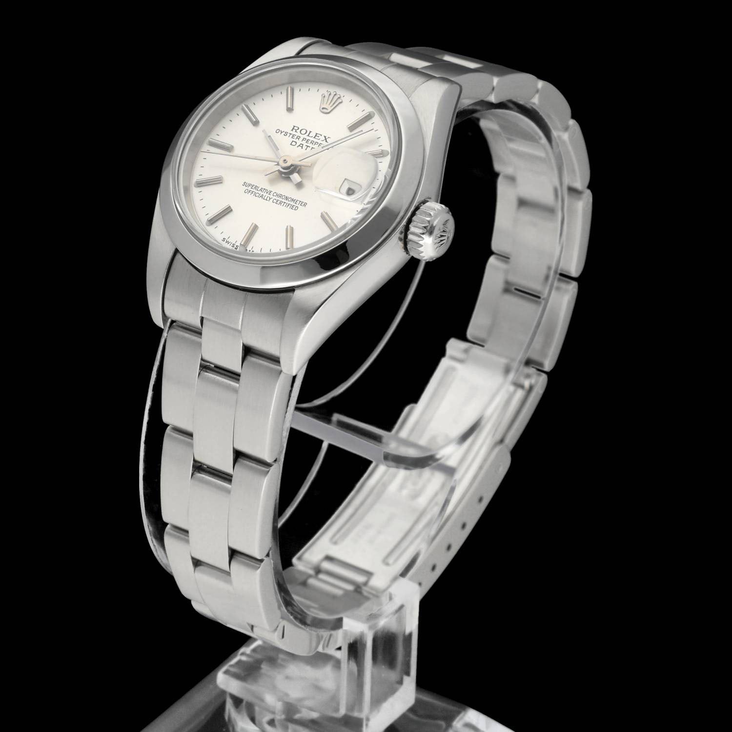 Rolex Oyster Perpetual Lady Date 79160 - 2004 - Rolex horloge - Rolex kopen - Rolex dames horloge - Trophies Watches