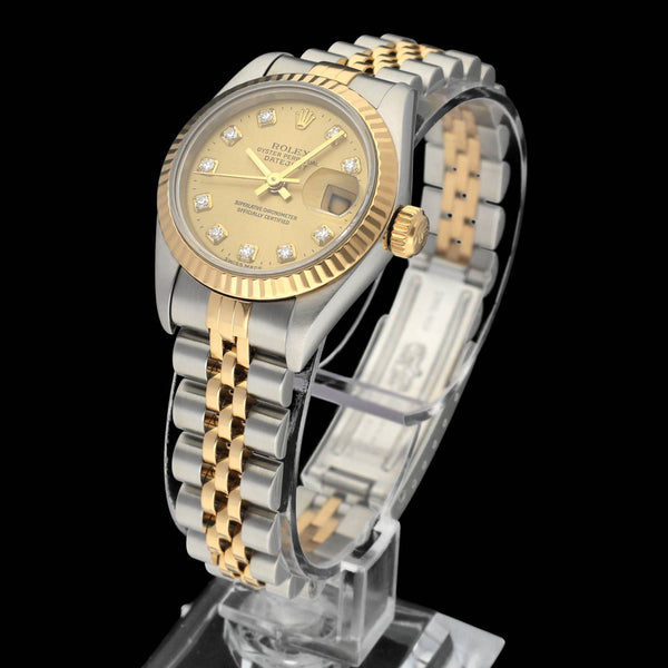 Rolex Lady-Datejust 69173G, Box & Papers, 1999