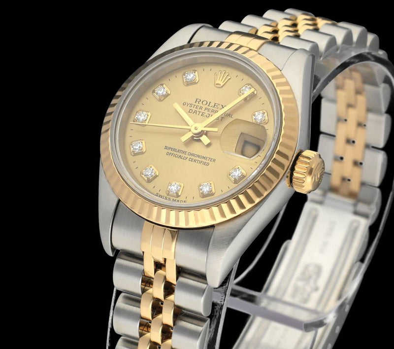 Rolex Lady-Datejust 69173G, Box & Papers, 1999