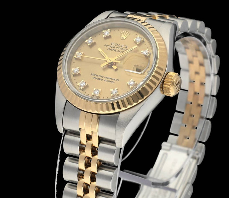 Rolex Lady-Datejust 69173G - 1995 - Rolex horloge - Rolex kopen - Rolex dames horloge - Trophies Watches