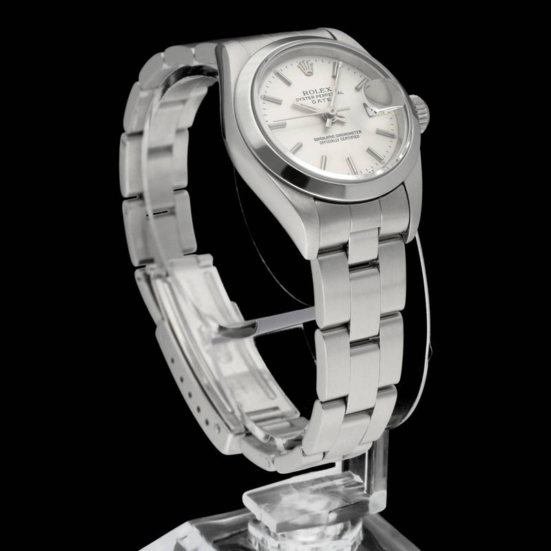 Rolex Oyster Perpetual Lady Date 69160 - 2003 - Rolex horloge - Rolex kopen - Rolex dames horloge - Trophies Watches