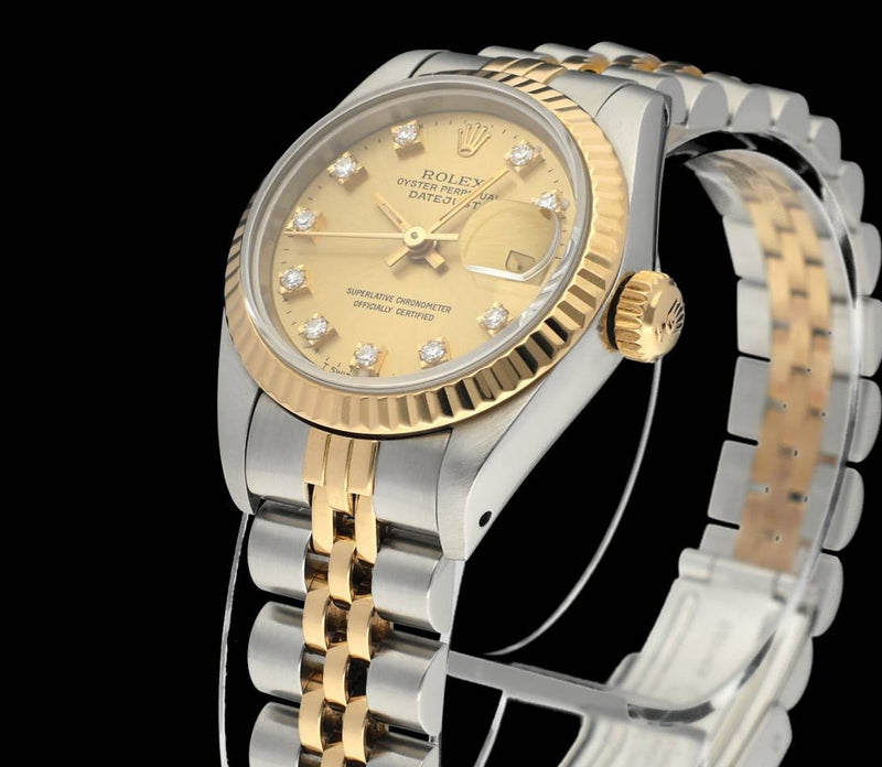 Rolex Lady-Datejust 69173G - 1990 - Rolex horloge - Rolex kopen - Rolex dames horloge - Trophies Watches