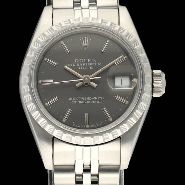 Rolex Oyster Perpetual Lady Date 69240 - 1990 - Rolex horloge - Rolex kopen - Rolex dames horloge - Trophies Watches