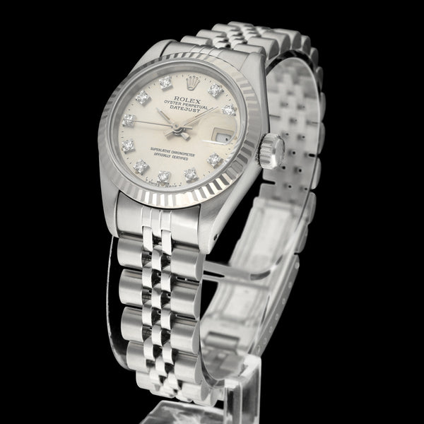 Rolex Oyster Perpetual Lady Datejust 69174G - 1990 - Rolex horloge - Rolex kopen - Rolex dames horloge - Trophies Watches
