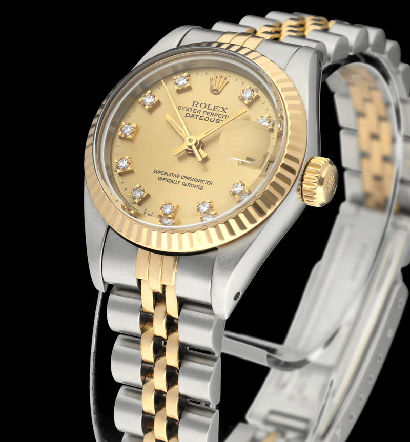 Rolex Lady-Datejust 69173G - 1988 - Rolex horloge - Rolex kopen - Rolex dames horloge - Trophies Watches