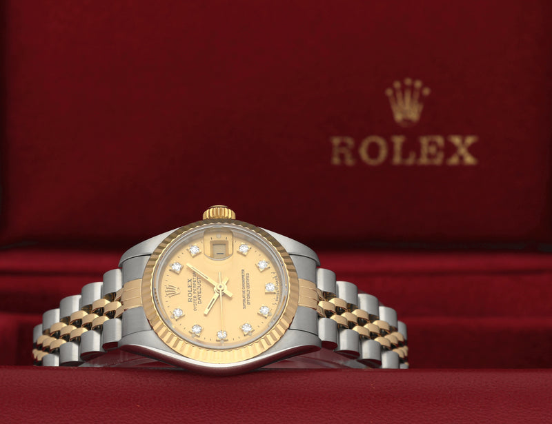 Rolex Lady-Datejust 69173G - 1993 - Rolex horloge - Rolex kopen - Rolex dames horloge - Trophies Watches